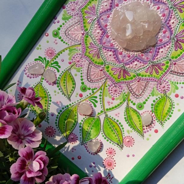 Mandala s Růženínem - "Z Růženínové zahrady"