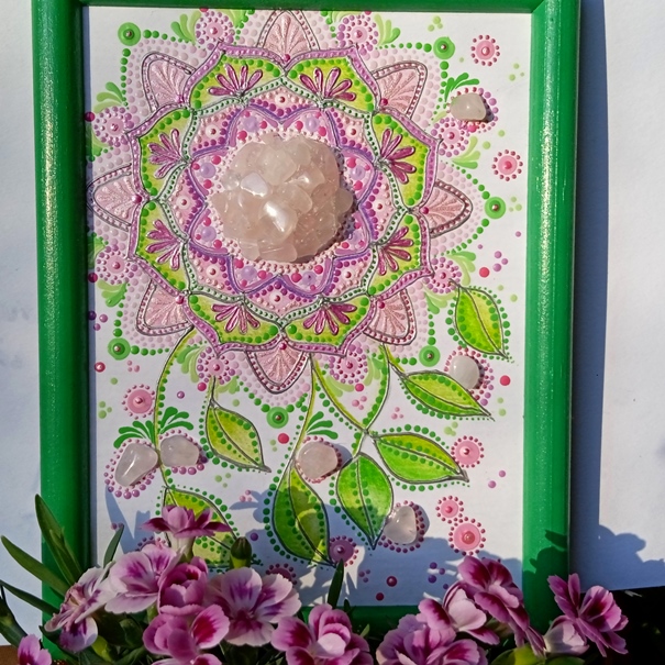 Mandala s Růženínem - "Z Růženínové zahrady"
