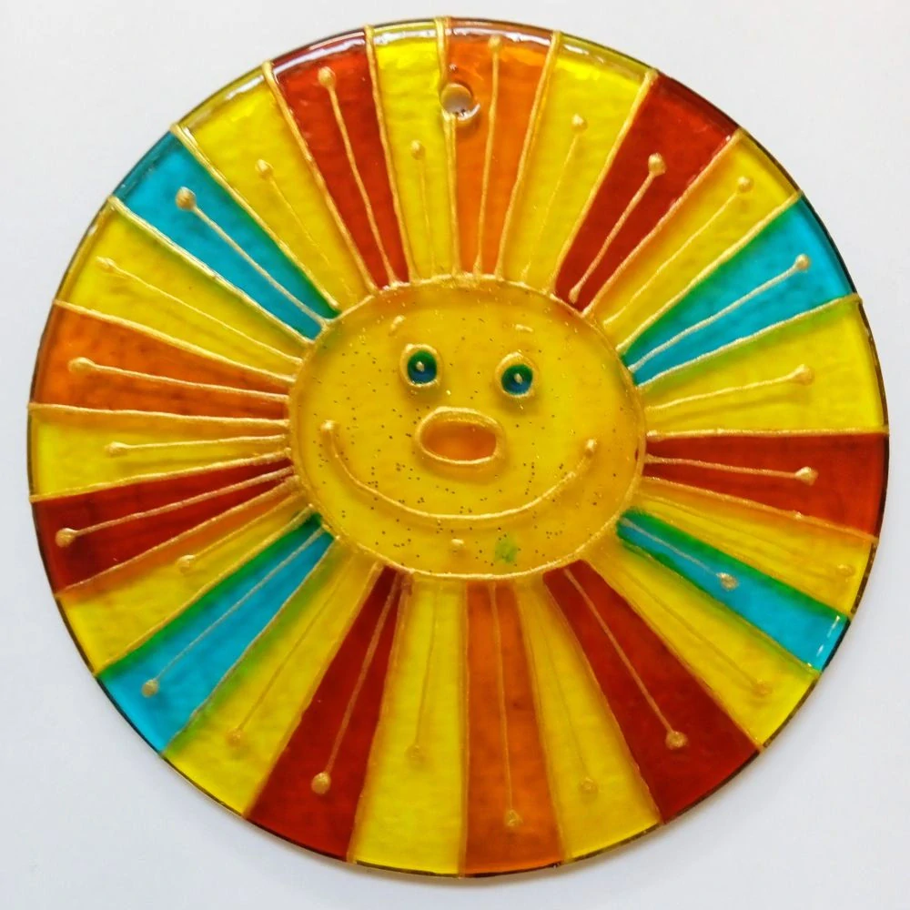 Veselé sluníčko k zavěšení do okna - Suncatcher