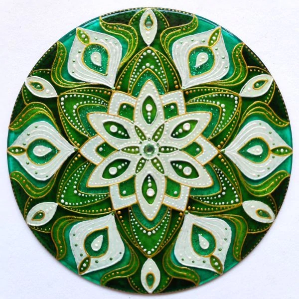 Mandala klidu, regenerace a obnovy "V tichu Kapradí " - SunCatcher