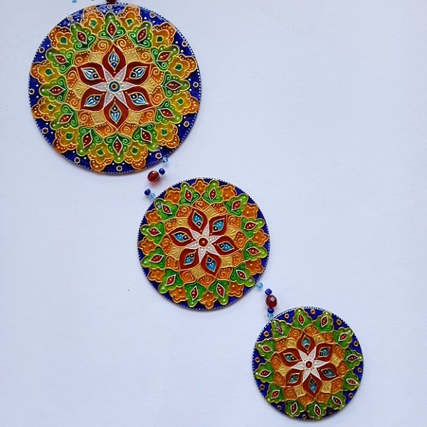SvětloHra Mandal 14 (malba na skle - 12 cm)