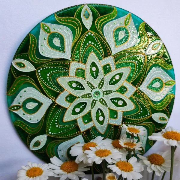Mandala klidu, regenerace a obnovy "V tichu Kapradí " - SunCatcher