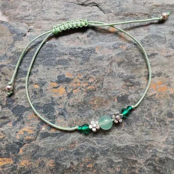 Shamballa náramek pro štěstí s Aventurínem