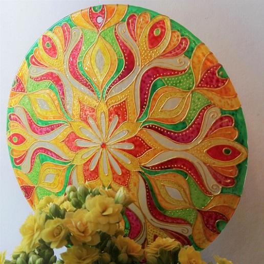 Mandala vnitřní síly a odhodlání - "Odhodání"
