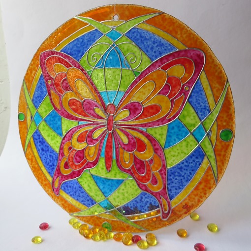 Mandala vnitřní změny - "Motýlí mandala"