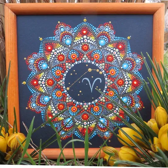 Mandala zvěrokruhu - "Beran"