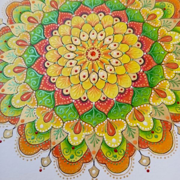 "Narciline" - Mandala Svěžesti, optimismu a otevřenosti
