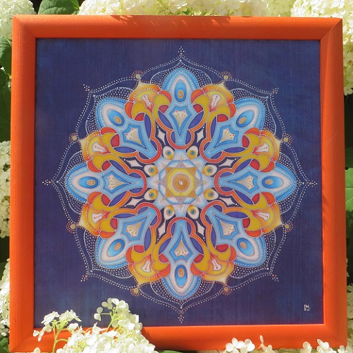 Mandala klidu a radosti - "Žár v ledovém klidu"