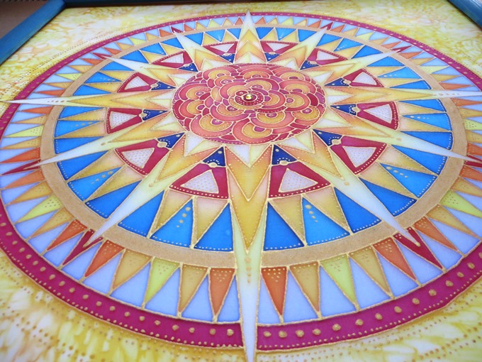 Mandala ochrany, stability a seberealizace -"Sluneční geometrie"