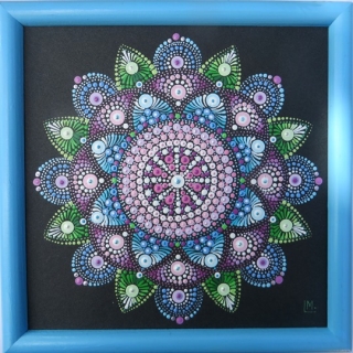 Mandala vnitřního klidu, lehkosti a Harmonie - "Jenifea"