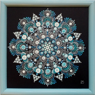Mandala klidu a vyrovnanosti - "Modrý Sen"