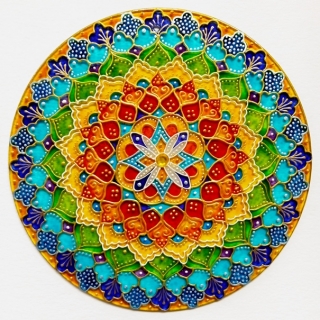 Mandala harmonie a vnitřního vyladění - "Dotknout se Duhy"