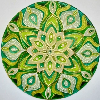 Mandala klidu, regenerace a obnovy "V tichu Kapradí " - SunCatcher
