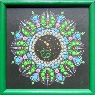 Mandala zvěrokruhu - "Rak"