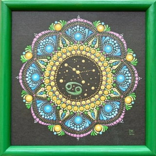 Mandala zvěrokruhu - "Rak"
