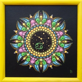 Mandala zvěrokruhu - "Rak"
