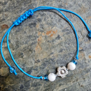 Shamballa minimalistický náramek s Magnezitem pro Pannu
