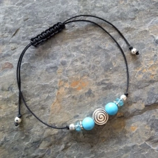 Shamballa náramek pro Štěstí s Tyrkenitem