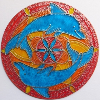 Mandala souznění a spontaneity - "Delfíní moudrost"