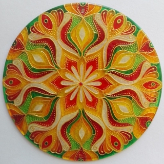 Mandala vnitřní síly a odhodlání - "Odhodání"