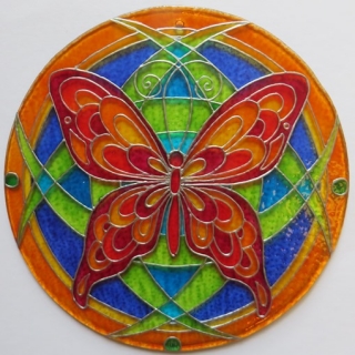 Mandala vnitřní změny - "Motýlí mandala"