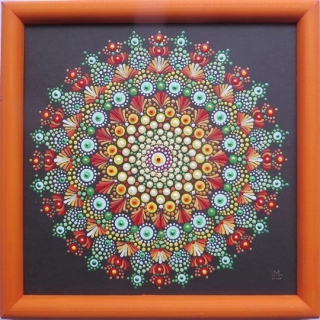 Mandala radosti a otevřenosti - "Kenlae"