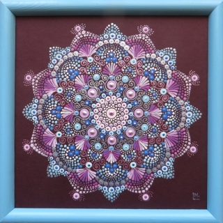 Mandala vnitřního klidu, lehkosti a harmonie - "Diellone"